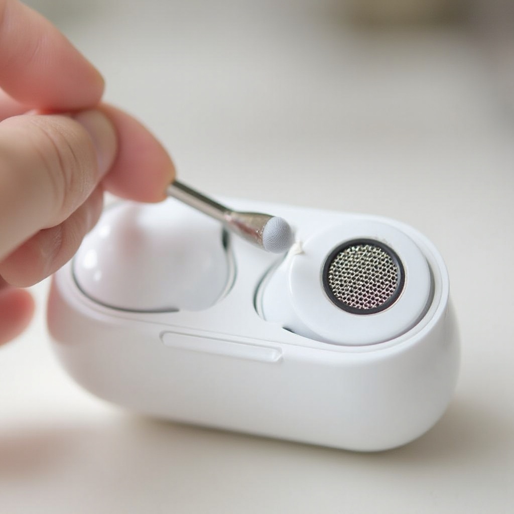 how to clean airpods speaker mesh