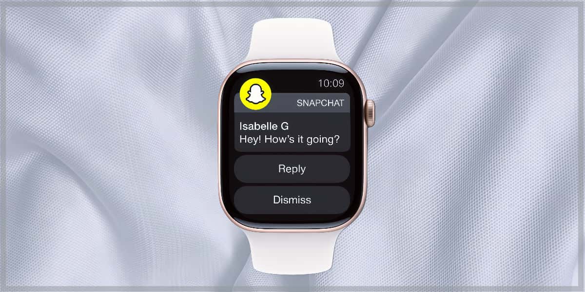 Préparation de Snapchat pour Apple Watch