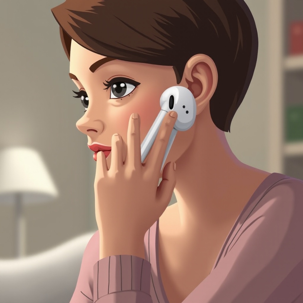 how to answer phone on airpods